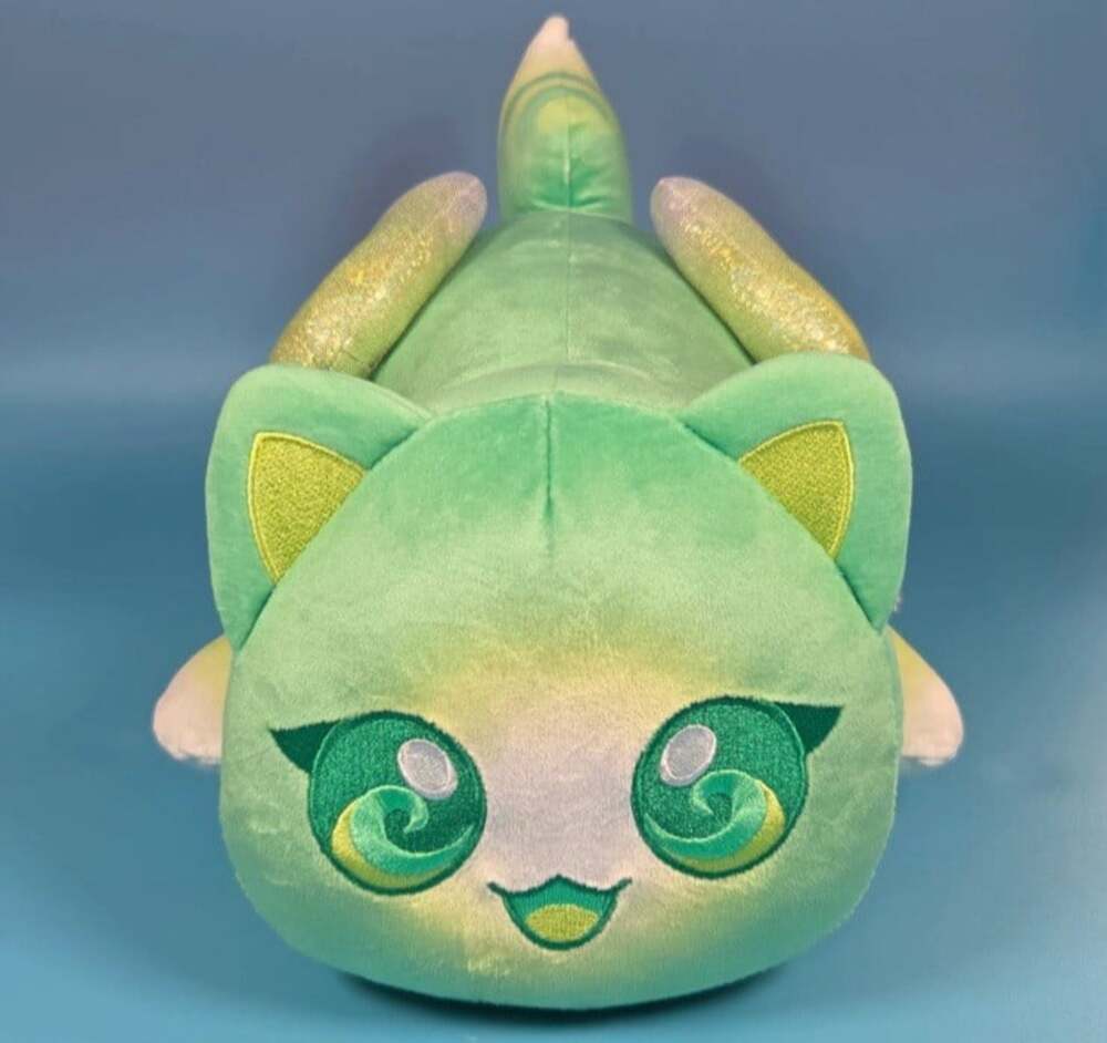 APHMAU MeeMeows Series 8 Elemental Air Cat 6" Plush Kawaii Chibi Chonky Round